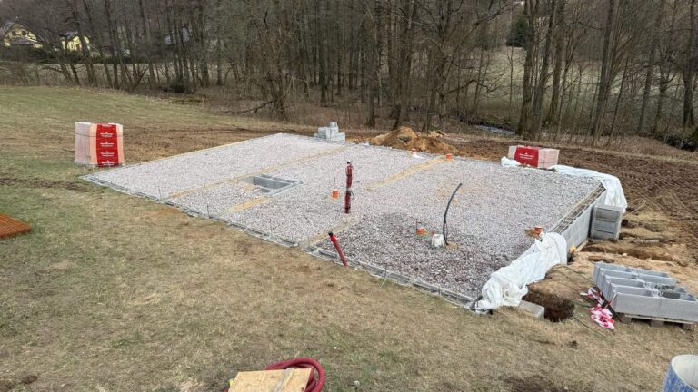 Detail základových pasů