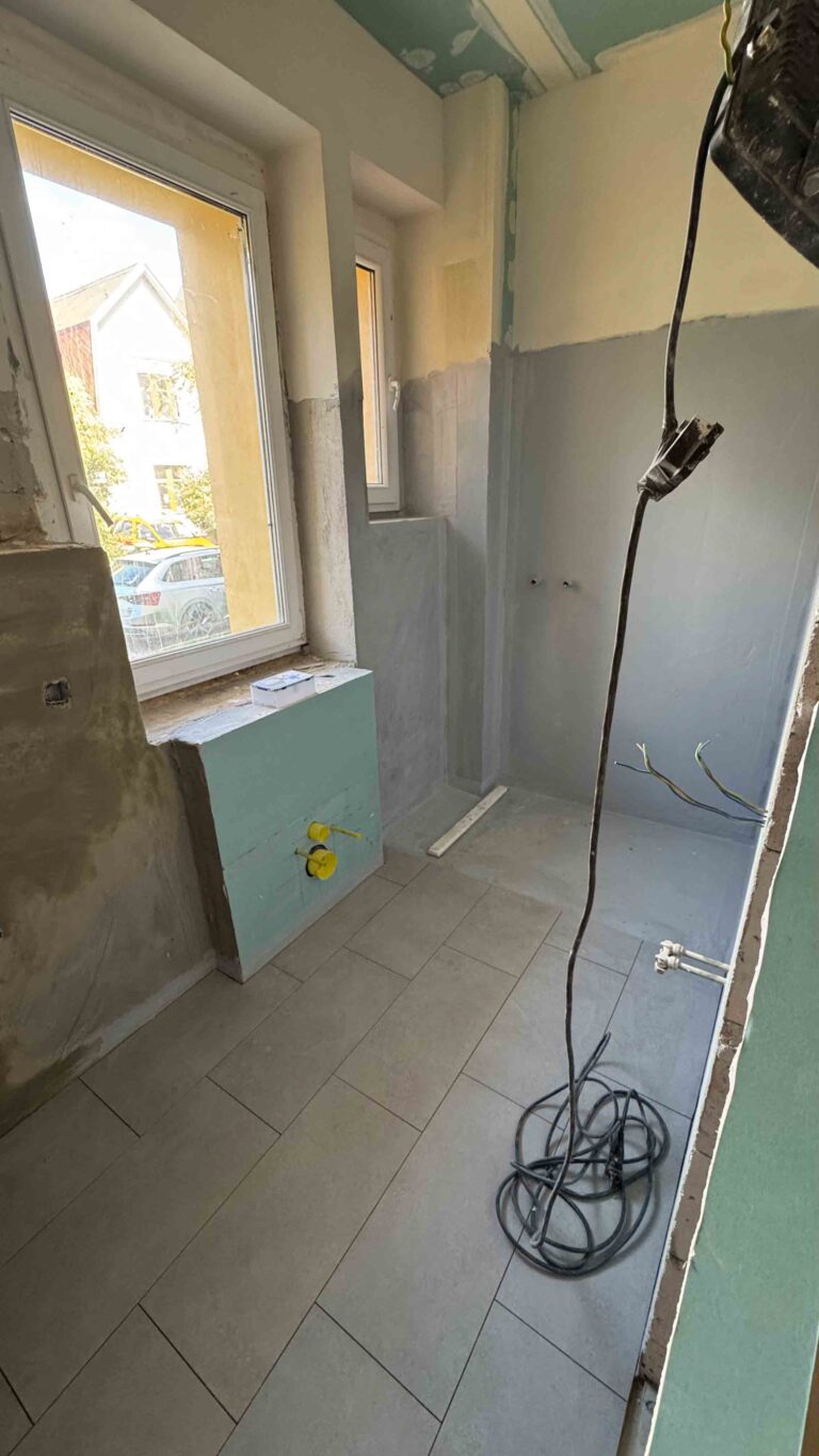 Interiér bytu po hrubých pracích